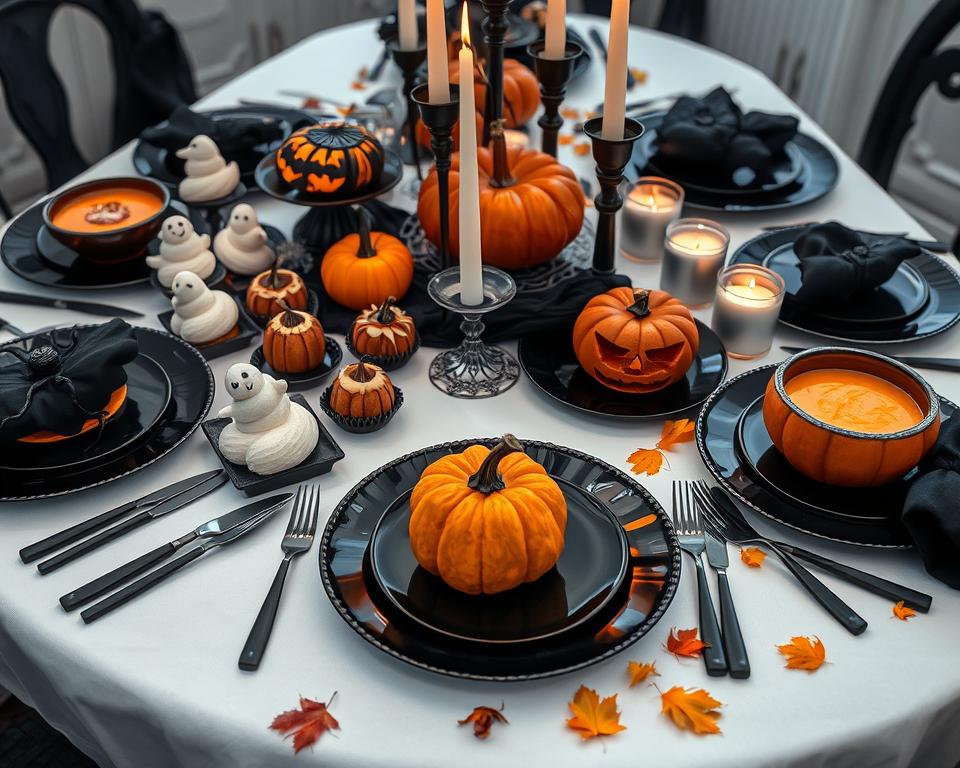 Halloween-themed dishes