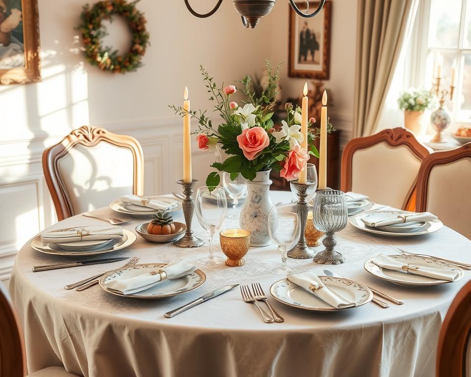 dining room tablescapes